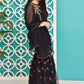 Black - Girl's Gharara Dress