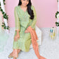 Green & Peach - Girl's Dress