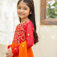 Orange & Red - Girl's Dress