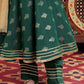 Bottle Green & Gold- Girl's Dress