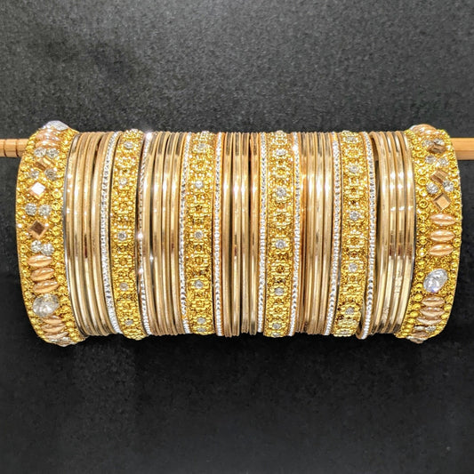 Bangles Large Set : Golden