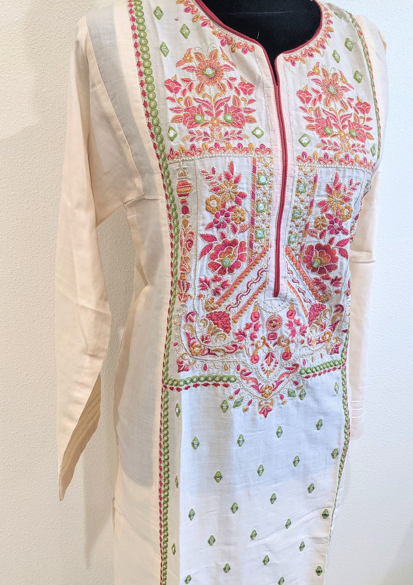 Beige - Women's Dress
