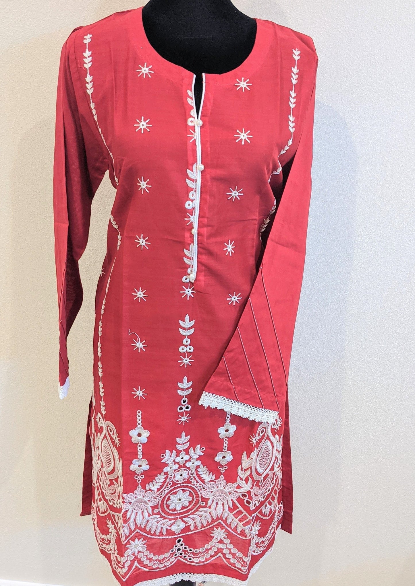 Reddish Maroon - Women's Dress