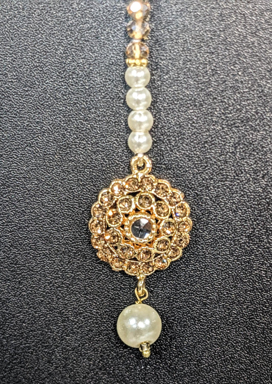 Golden & White - Girl's Tikka