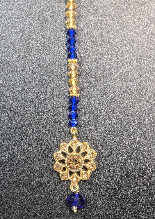 Golden & Blue - Girl's Tikka