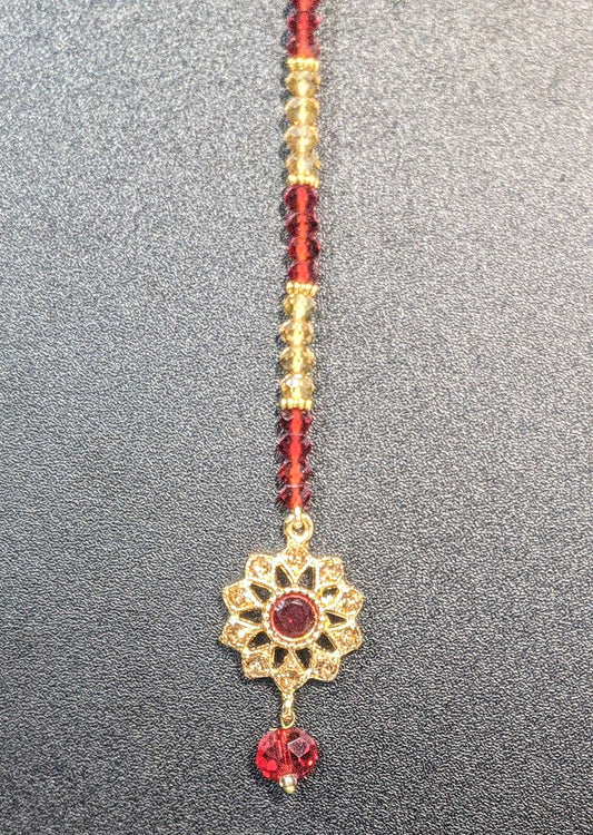 Golden & Red - Girl's Tikka