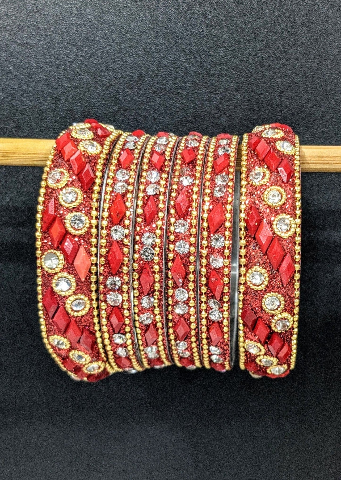 Red : Bangles Set