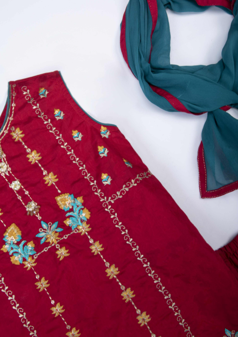 Red - Girl's Dress