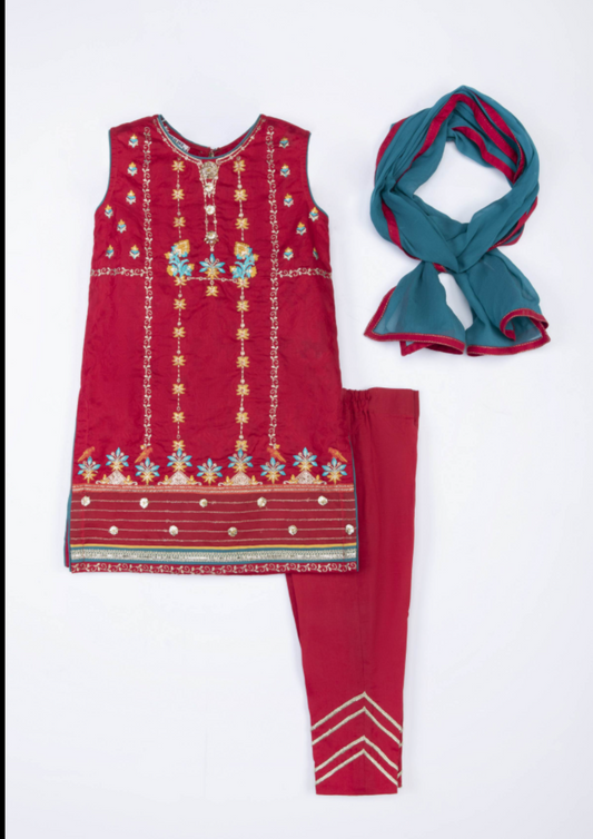Red - Girl's Dress