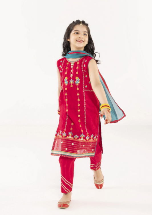 Red - Girl's Dress