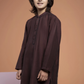 Maroon : Boy's Kurta