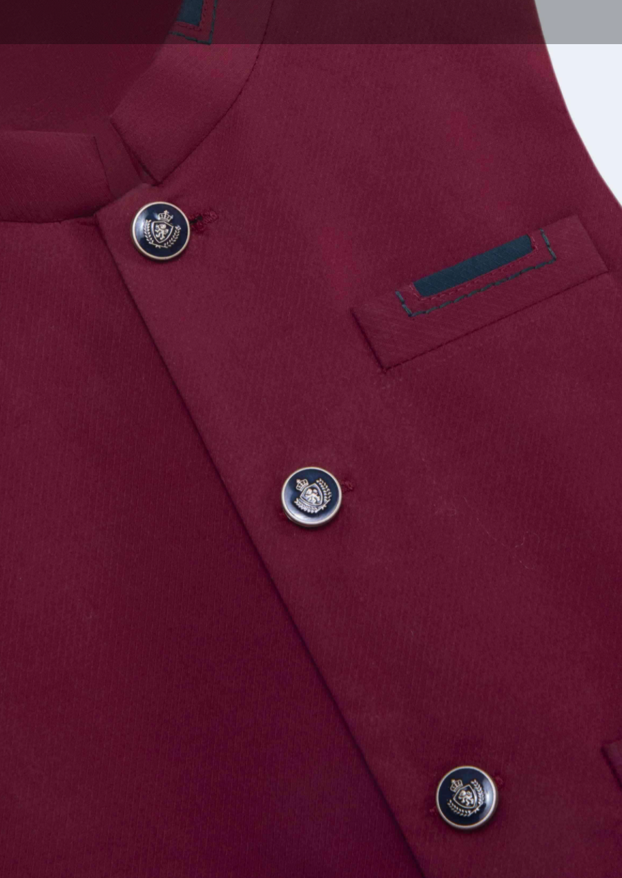 Red - Boy's Waist Coat