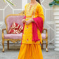 Yellow - Girl's Gharara Dress