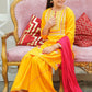 Yellow - Girl's Gharara Dress