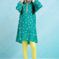 Green - Girl's Kurta