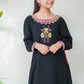 Black - Girl's Kurta