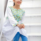 White - Girl's Kurta