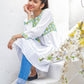 White - Girl's Kurta