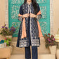 Navy Blue - Girl's Dress