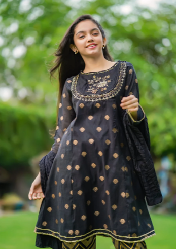 Black - Girl's Dress