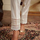White - Raw Silk Trouser