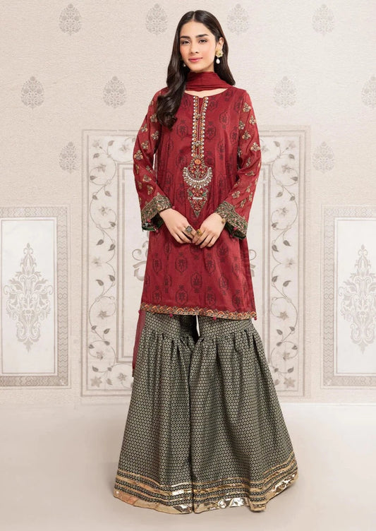 Maroon - Women's Dress