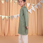 Mint Green- Boy's Kurta Shirt Only