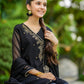 Black- Girl's Gharara Dress