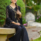 Black- Girl's Gharara Dress