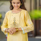 Yellow - Girl's Gharara Dress