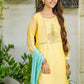Yellow - Girl's Gharara Dress