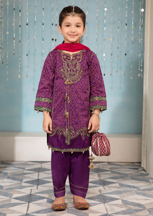 Purple - Girl's Dress