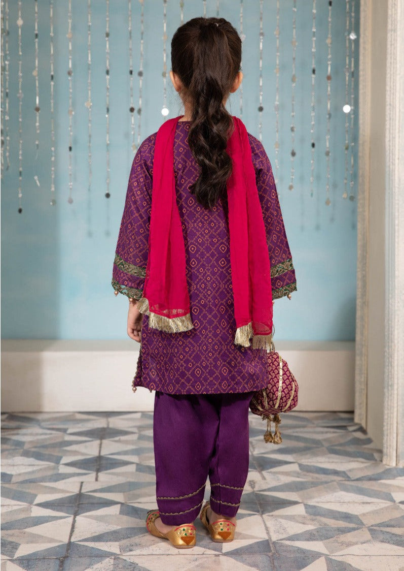 Purple - Girl's Dress
