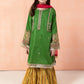 Green & Yellow - Girl's Gharara Dress