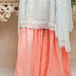 Tiffany Blue - Girl's Gharara Dress