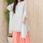 Tiffany Blue - Girl's Gharara Dress