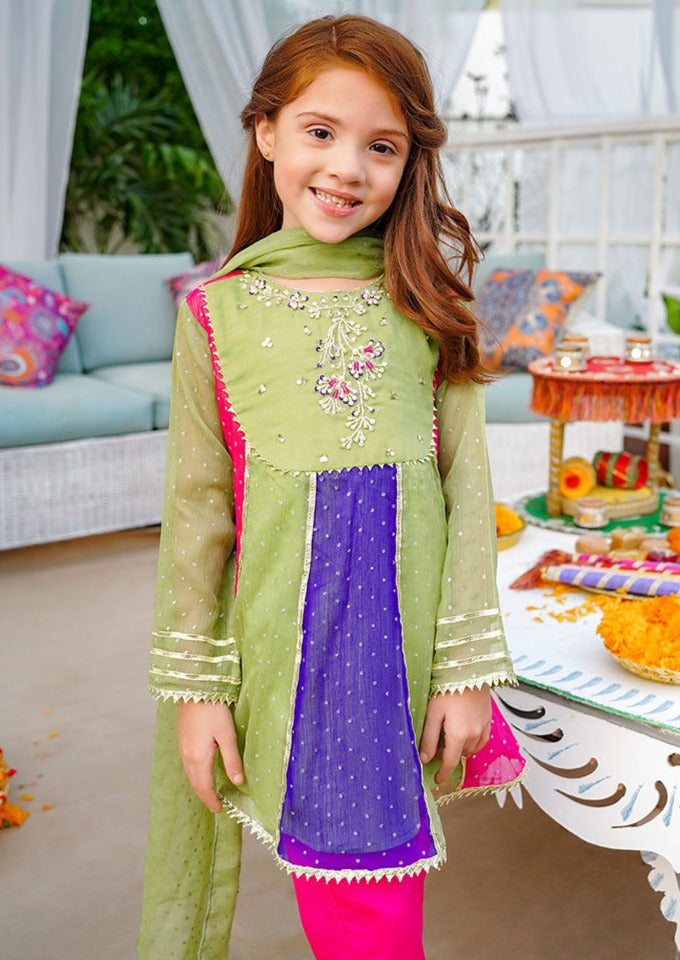 Green - Girl's Dress