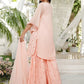 Peach - Girl's Gharara Dress