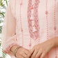 Peach - Girl's Gharara Dress