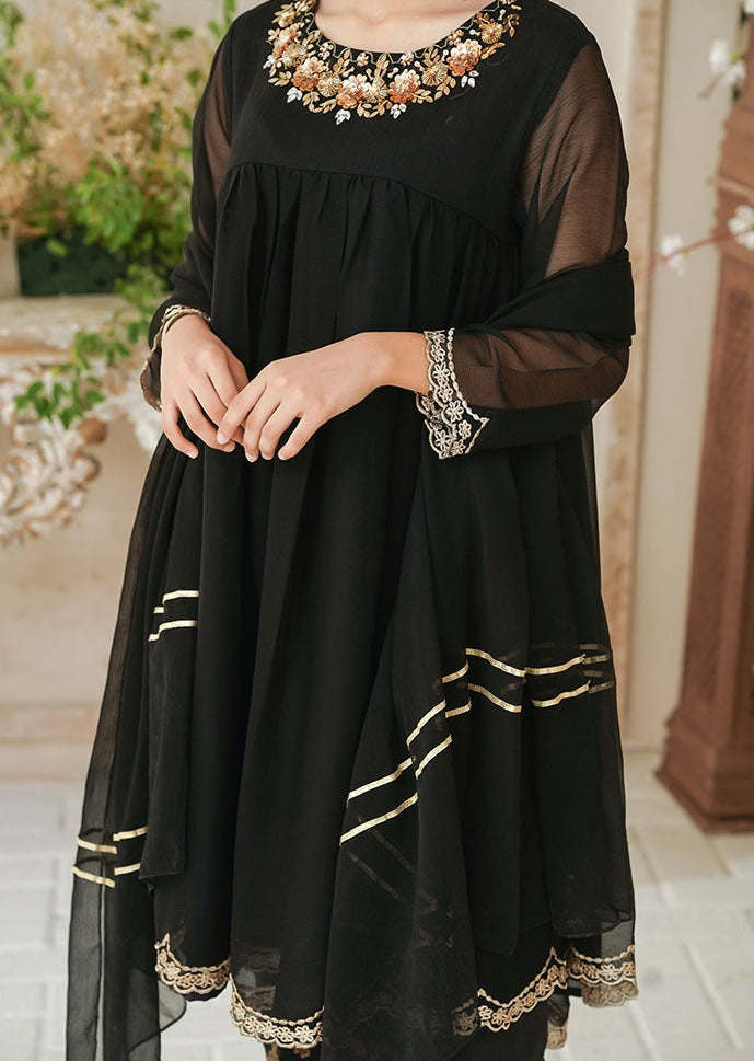 Black - Girl's Dress