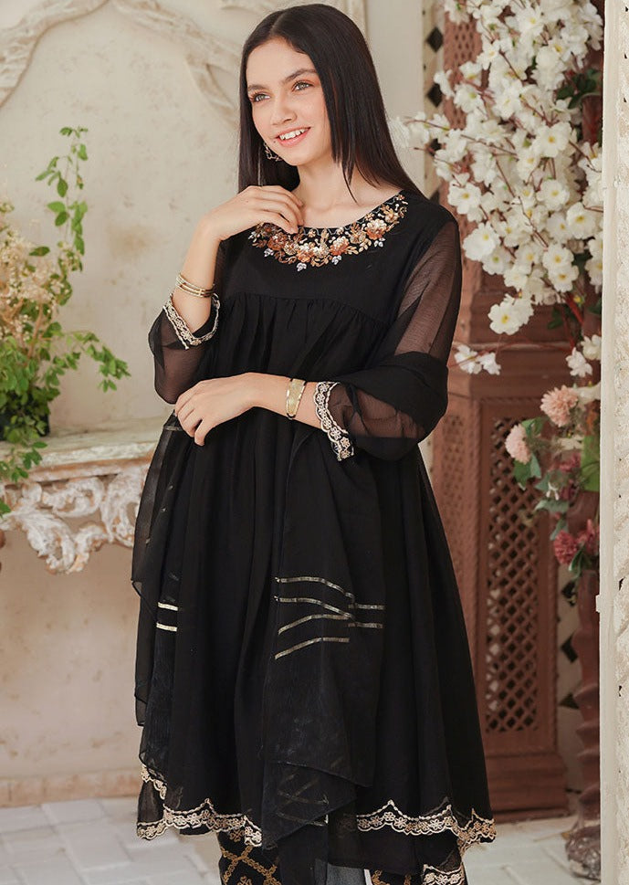 Black - Girl's Dress