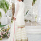 Ivory White - Girl's Gharara Dress