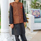Black & Brown - Boy's Kameez, Shalwar & Waistcoat