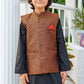 Black & Brown - Boy's Kameez, Shalwar & Waistcoat
