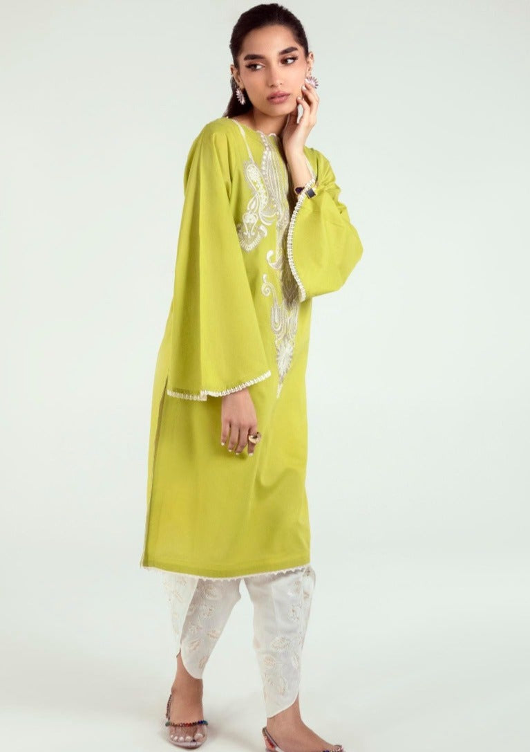 Lime Green :  Women's Kurta