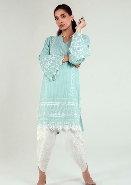 Blue : Women's Kurta