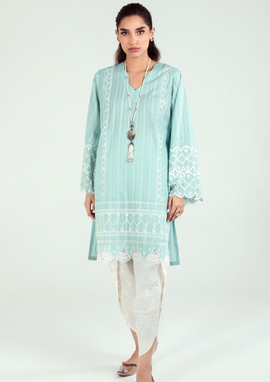 Blue : Women's Kurta