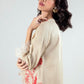 Beige :  Women's Kurta