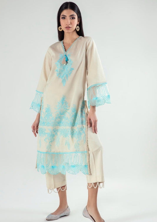 Cream : Women's Kurta